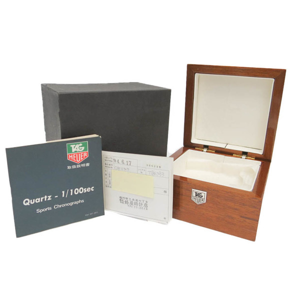 Polished TAG HEUER Sel Chronograph Gold Plated Steel Mens Watch CG1123 BF565501 - Picture 6 of 9